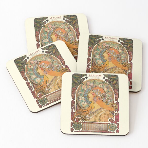 Item preview, HD. Zodiac (Original version), by Alphonse Mucha (1896) ORIGINAL COLORS designed and sold by MINDTHECHERRY.