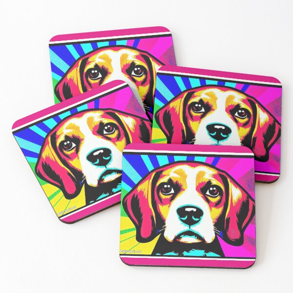 Item preview, Beagle Pop Art designed and sold by FunnehGacha.