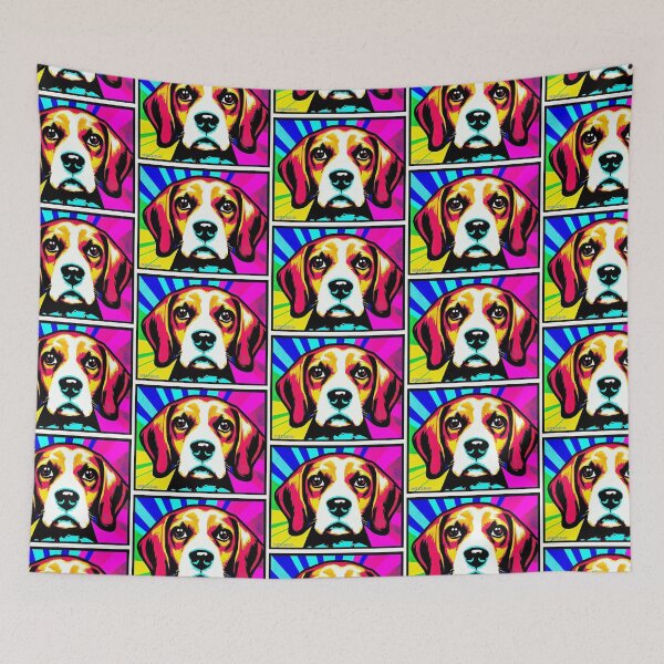 Item preview, Beagle Pop Art designed and sold by FunnehGacha.