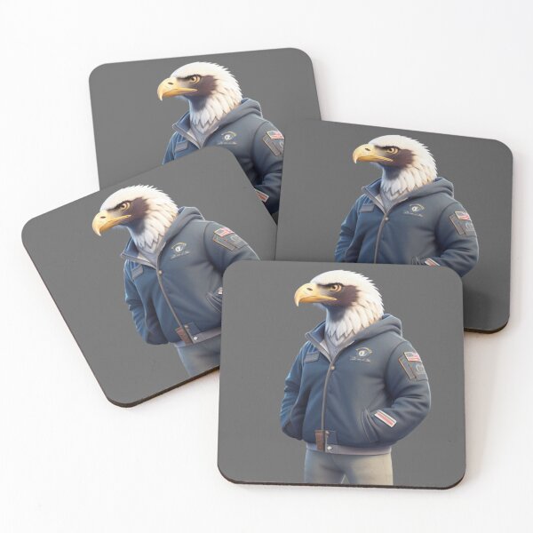 Item preview, Cool Eagle - Wearing a jacket designed and sold by positivVibesArt.