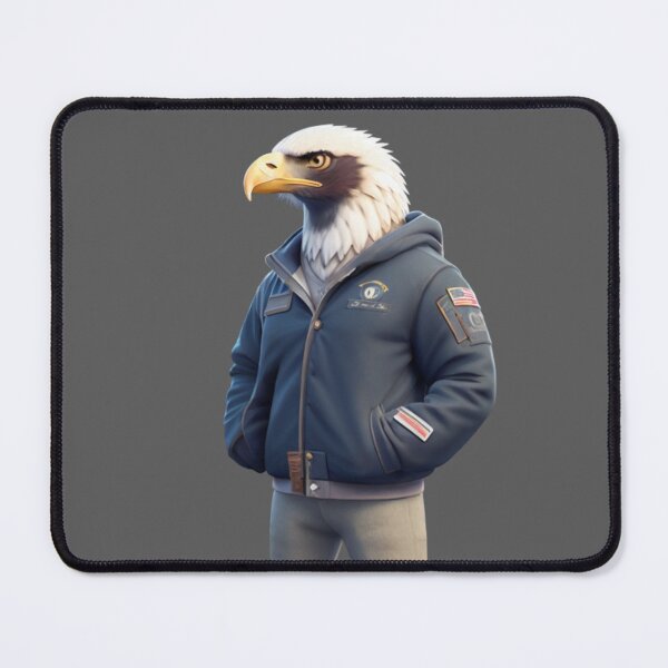 Item preview, Cool Eagle - Wearing a jacket designed and sold by positivVibesArt.