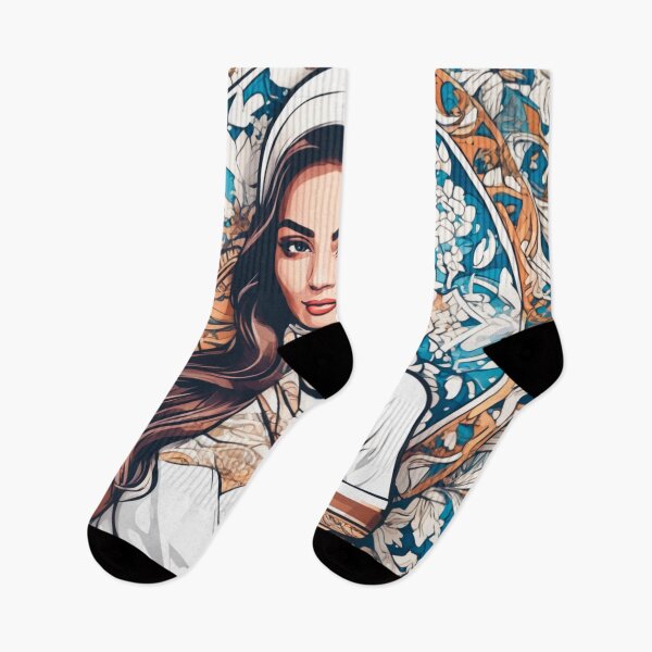 Item preview, Muslim women with headscarf_x009 designed and sold by CreativeOceanCo.