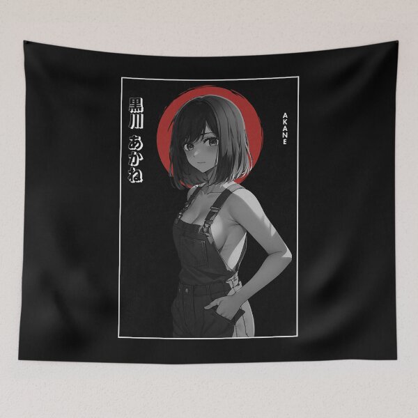 Item preview, Akane Kurokawa Sencillo Negro Rojo y Blanco designed and sold by RoderickDoyle.