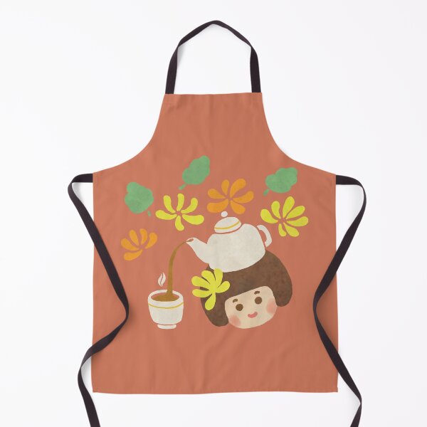 Item preview, Teapot little girl pouring scented tea designed and sold by iriafung.