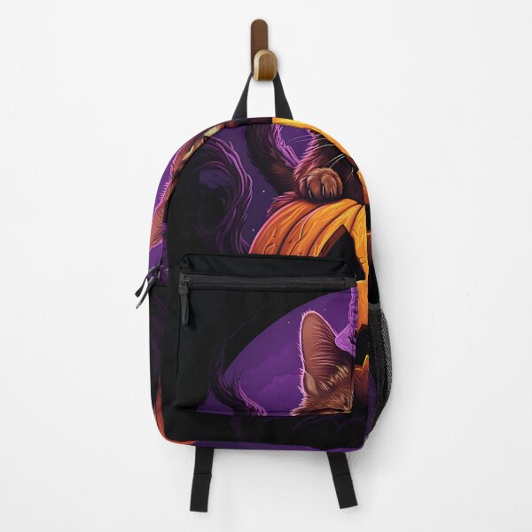 Item preview, an image of a cat holding a pumpkin hat designed and sold by ArtisimoStudio.
