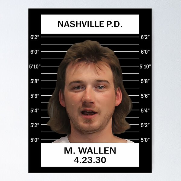 Morgan wallen mugshot discount hoodie