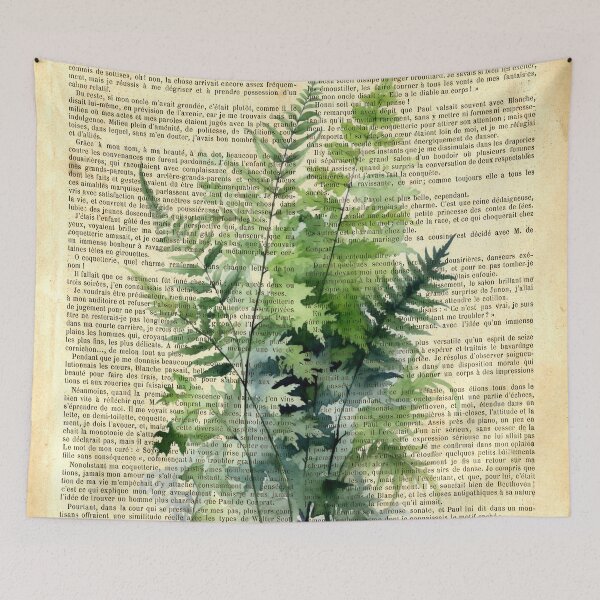 Item preview,  Botanical print, on old book page 2 designed and sold by Art by Lilia.