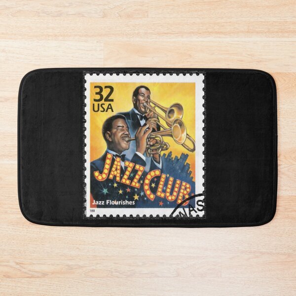 Item preview, Louis Armstrong Jazz Club Stamp designed and sold by Sylvanny.