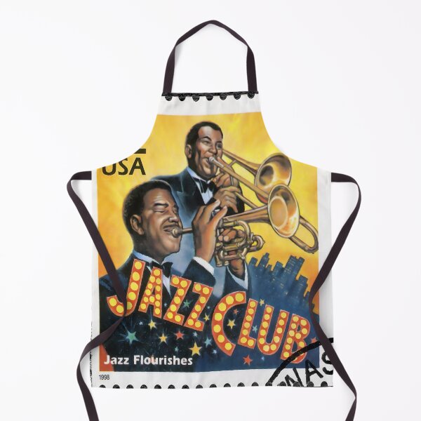Item preview, Louis Armstrong Jazz Club Stamp designed and sold by Sylvanny.