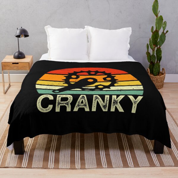 Item preview, Cranky Vintage Sun funny Bicycle Lovers Cycling Cranky designed and sold by jingdomdesgine.