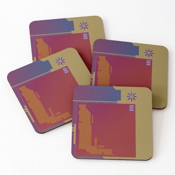 Item preview, Modern geometric colorful shapes designed and sold by neurostructure.
