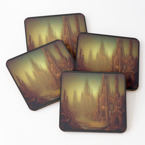 Item preview, Fantasy Painting 9  - Abandoned City designed and sold by CrankyOldDude.