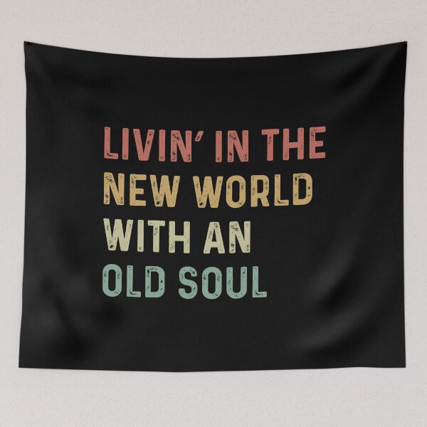 Item preview, Retro Living In A New World With An Old Soul designed and sold by JaimiMartine.