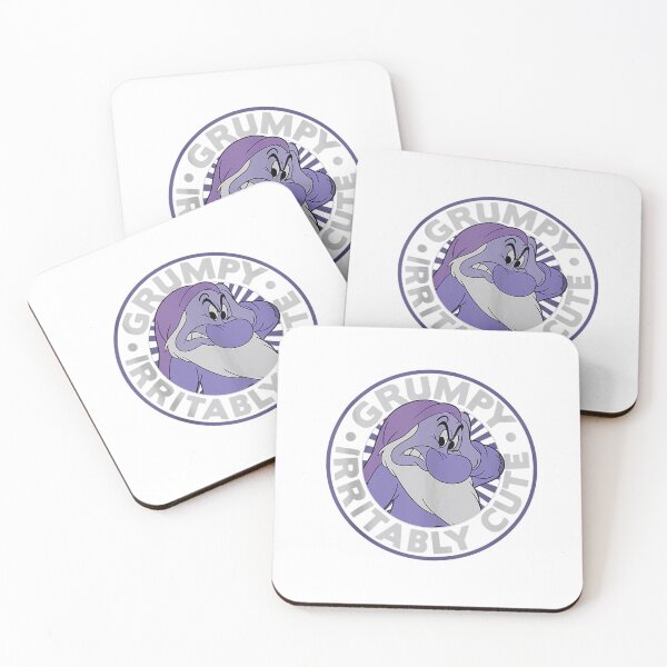 Item preview, Snow White Grumpy Irritably Cute Circle Portrait designed and sold by BrendeAbelard.