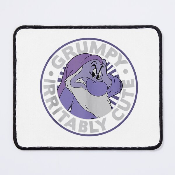 Item preview, Snow White Grumpy Irritably Cute Circle Portrait designed and sold by BrendeAbelard.