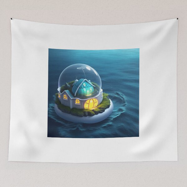Item preview, Futuristic Boat House designed and sold by Everythingstakn.