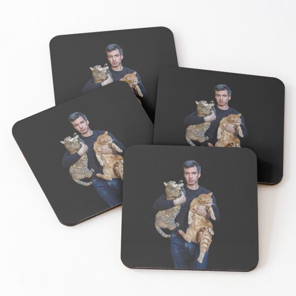 Item preview, Nathan Fielder and His Cats designed and sold by JenniferCarrow.