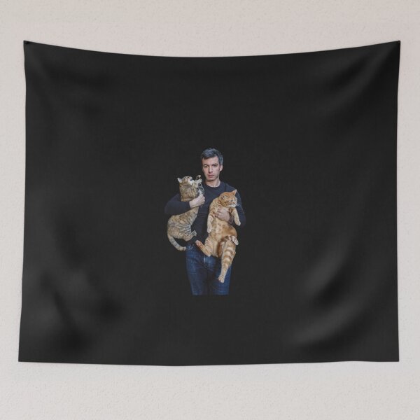Item preview, Nathan Fielder and His Cats designed and sold by JenniferCarrow.
