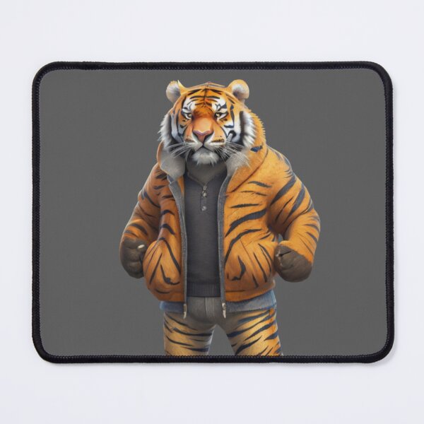 Item preview, Cool Tiger - Wearing a jacket designed and sold by positivVibesArt.
