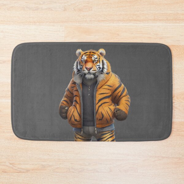 Item preview, Cool Tiger - Wearing a jacket designed and sold by positivVibesArt.