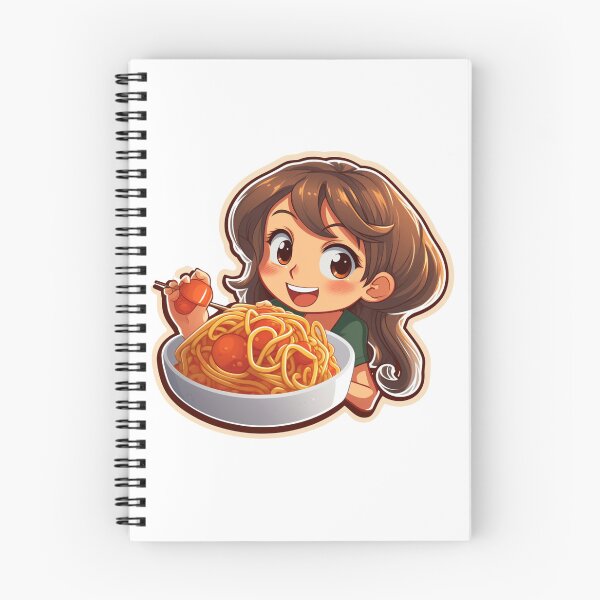 Item preview, Girl eating spaghetti happy  designed and sold by Socool101.