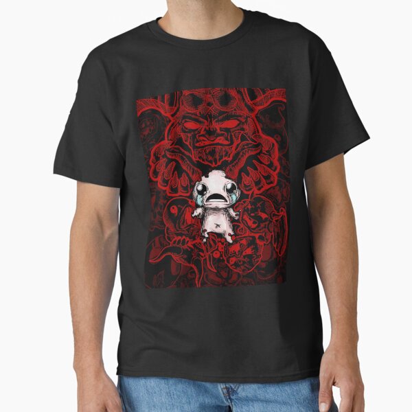 T-shirt Unisex Binding Of Isaac - Noir, 100% Coton, Col Rond Confortable