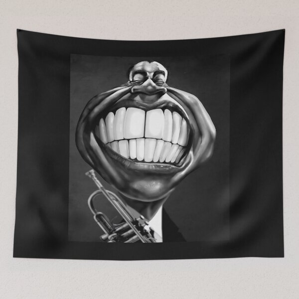 Item preview, Caricature Of Louis Armstrong designed and sold by Sylvanny.