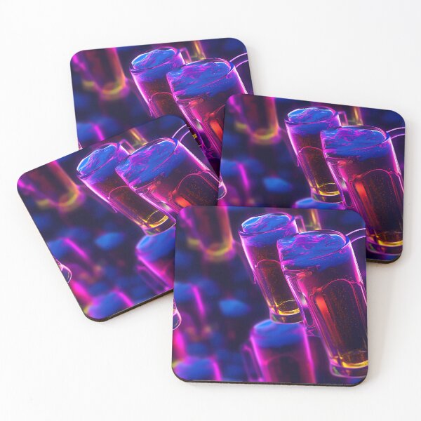 Item preview, "Neon 3D Bright Beer Design" designed and sold by Art-Vortex-fr.