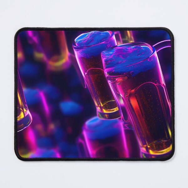 Item preview, "Neon 3D Bright Beer Design" designed and sold by Art-Vortex-fr.