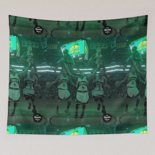 Item preview, Seattle Basketball Legends (Playing For The Sonics) designed and sold by RusikeCreations.