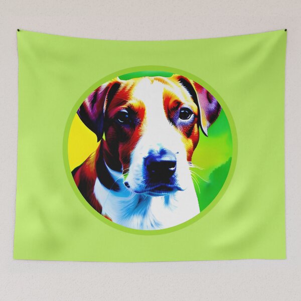 Item preview, Dog in circle designed and sold by GasconyPassion.