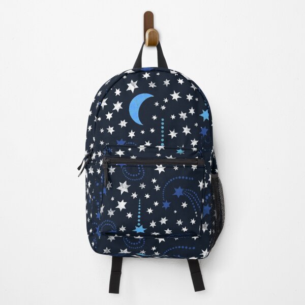 Item preview, Star Filled Sky - Blue and Silver Celestial Scene designed and sold by KizzyW.