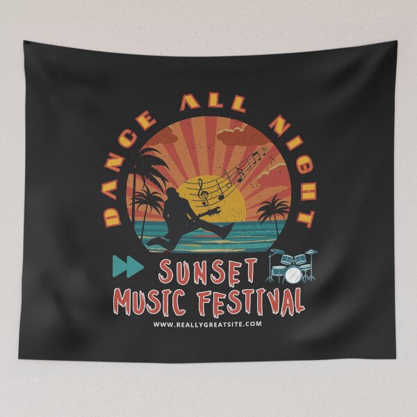 Item preview, Tune Music and Dance all night at the Beach designed and sold by Mika2525-smile.
