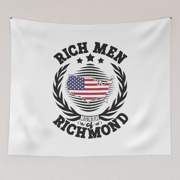 Item preview, Rich Men North Of Richmond American Flag designed and sold by Dolphin Graphic.