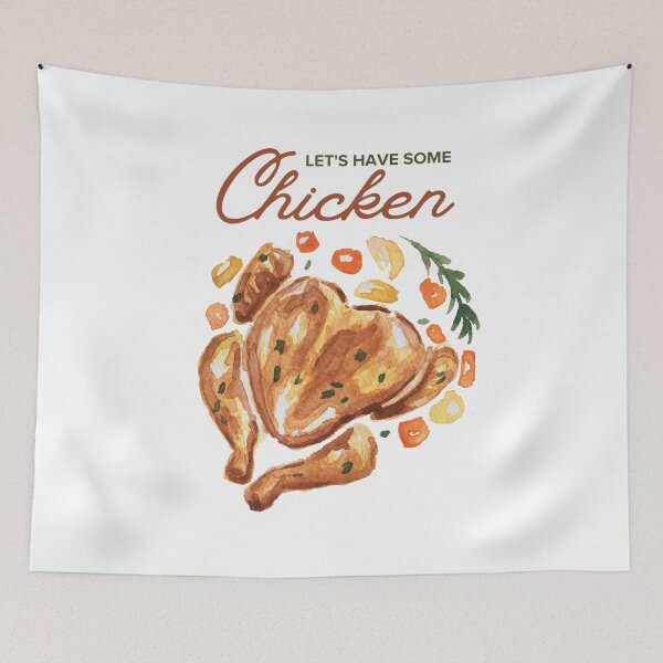 Item preview, Let's Have Some Chicken designed and sold by shopfindingbeni.