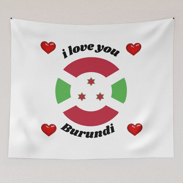Item preview, burundi flag designed and sold by CARANIACLS.