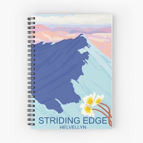 Item preview, Striding Edge Helvellyn Lake District Cumbria Travel Poster designed and sold by PosterPete.