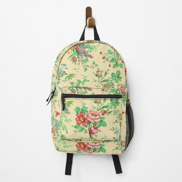 Item preview, COLORFUL FLOWERS AND LEAVES IN IVORY,CLASSIC FLORAL PATTERN designed and sold by BulganLumini.