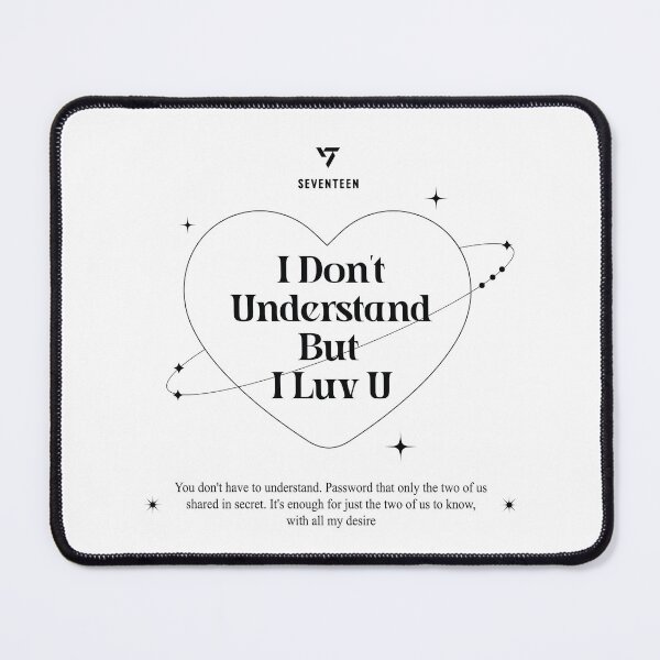 Item preview, I Don't Understand But I Luv U designed and sold by cornetmaru.
