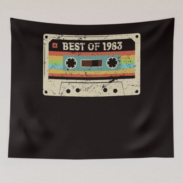 Item preview, Best of 1983 40 Year Old Funny Vintage Cassette T-Shirt 40th Birthday Gift for Men Women designed and sold by AMANBURCHAM.
