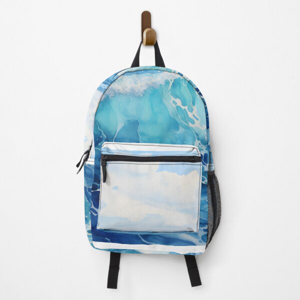Item preview, Serene Watercolor Ocean Waves Illustration - 4 designed and sold by ShreyaaArts.