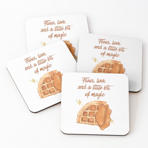 Item preview, Harina, amor y un poquito de magia - Waffle designed and sold by shopfindingbeni.