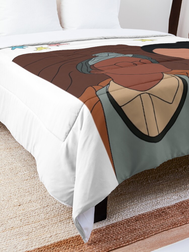Thumbnail 5 of 6, Comforter, EL and Tao heartstopper art designed and sold by maddiesldesigns.