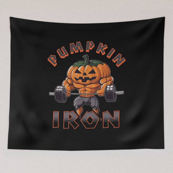 Item preview, Pumpkin some Iron - Gym Halloween designed and sold by Hugo Bloke.