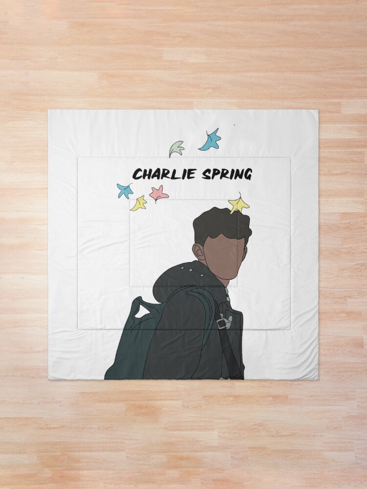 Thumbnail 1 of 6, Comforter, Charlie spring heartstopper art designed and sold by maddiesldesigns.