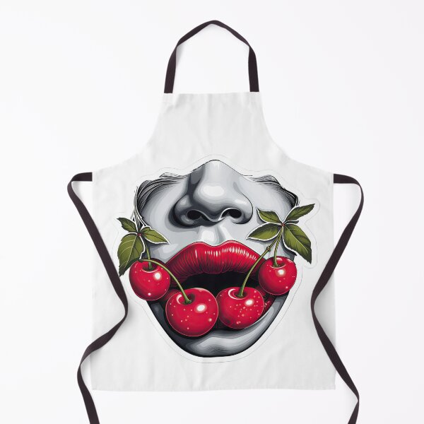 Item preview, Red cherries on red lips designed and sold by abmkf.