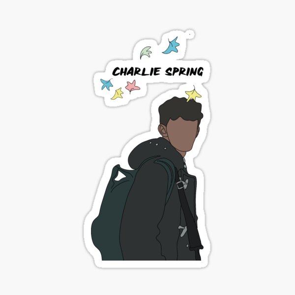 Charlie spring heartstopper art Sticker