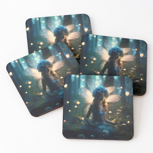 Item preview, Cute fairy in magical forest designed and sold by Art by Lilia.