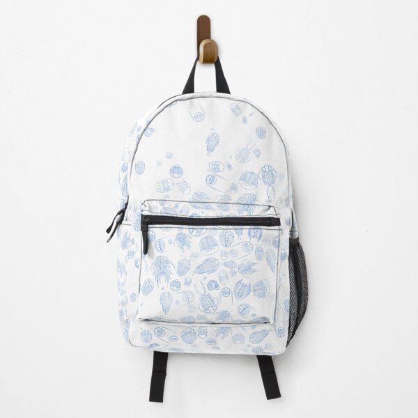 Item preview, Trilobite Pattern (oval, blue & white) designed and sold by EmiliaMoscovich.