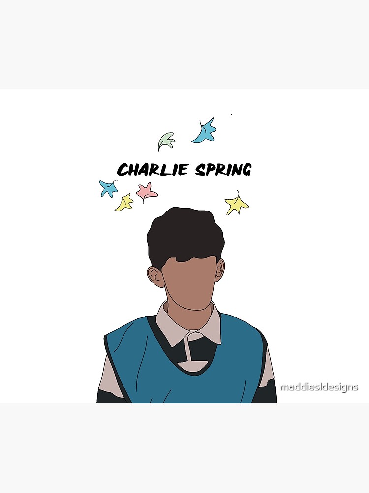 Thumbnail 6 of 6, Comforter, Charlie spring heartstopper art designed and sold by maddiesldesigns.